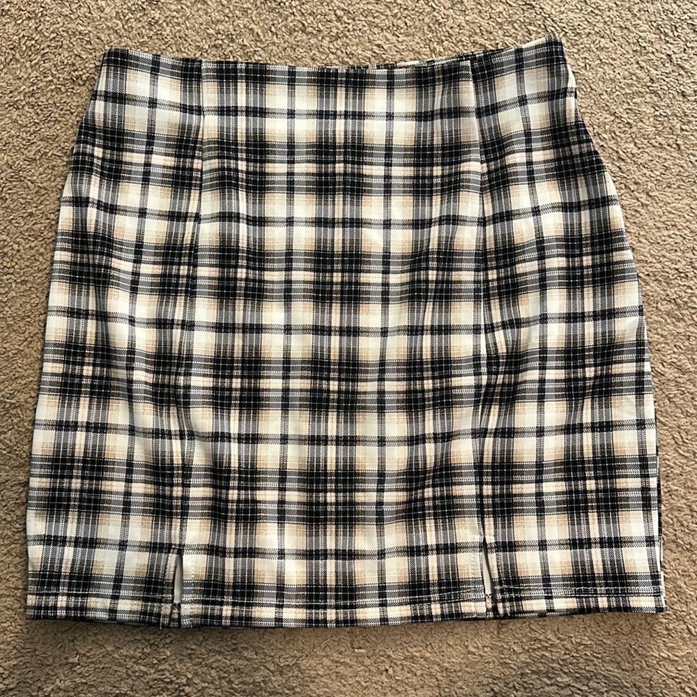 Plaid Mini Skirt
